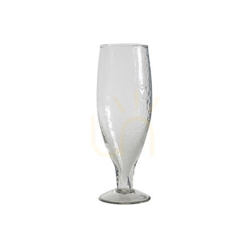 Kontrollera Vinglas Gallery Direct Orkin hamrat glas klart 4-pack 70x70x190 mm