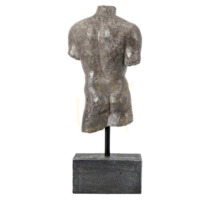 Skulptur Adonis grå polyresin 45 cm Gallery Direct small 4