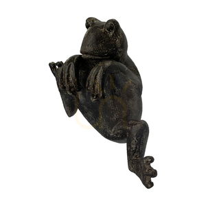 Krukhängare Philip Frog antik vit polyresin 2-pack Gallery Direct 5059413410826 small 0