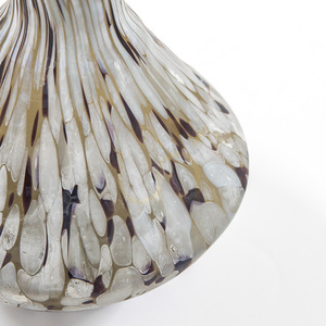 Vas Gallery Direct Aditya brun/vit munblåst glas retro 38 cm 5059413697623 small 2