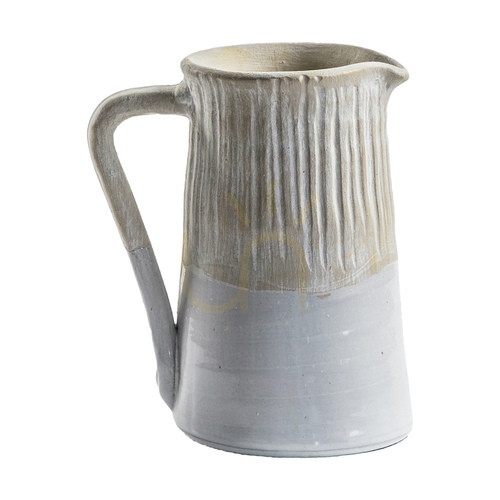 Kontrollera Kanna Gallery Direct Moresk vit stengods liten 16x12x18,5 cm