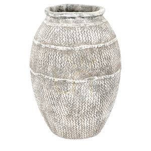 Vas Gallery Direct Zante stor antikgrå cement 49 cm small 0