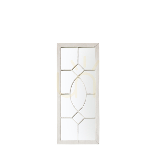Kontrollera Utomhusspegel Gallery Direct Chatham vit 105x40 cm