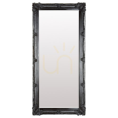 Kontrollera Spegel Gallery Direct Abbey Leaner svart barock 165x79,5 cm