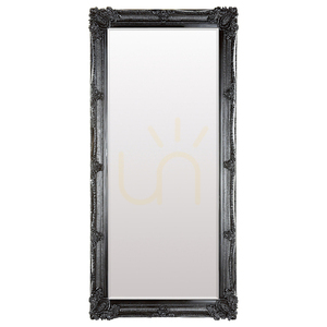 Spegel Gallery Direct Abbey Leaner svart barock 165x79,5 cm small 0