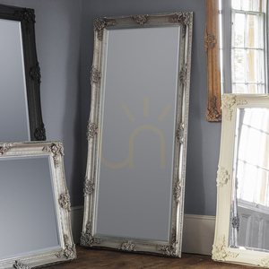 Spegel Gallery Direct Abbey Leaner silver barock 165x79,5 cm small 4