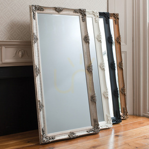 Spegel Gallery Direct Abbey Leaner silver barock 165x79,5 cm small 5
