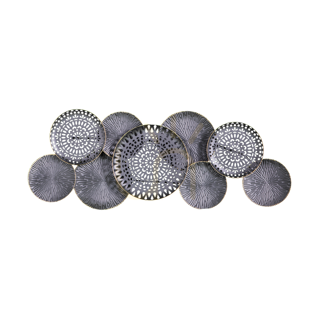 Gallery Direct Alga väggdekoration i bronsfärgad metall 134 × 54 cm