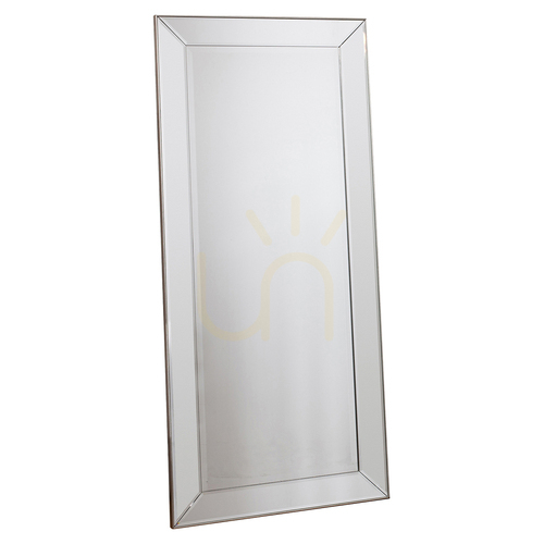 Kontrollera Spegel Gallery Direct Baskin champagne 60x135 cm