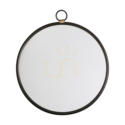 Kontrollera Spegel Gallery Direct Bayswater svart metall 61x70 cm