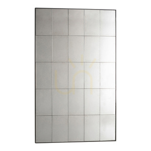Spegel Gallery Direct Boxley antik metall 100x160 cm small 0