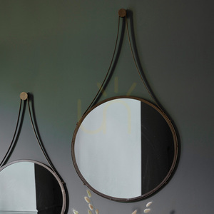 Spegel Gallery Direct Broadway aged brons metallram 51x91,5 cm small 1