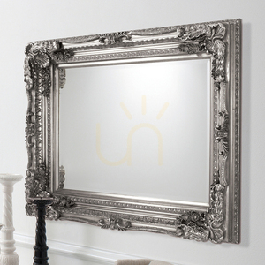 Väggspegel Gallery Direct Louis barock silver 120x89,5 cm small 1