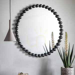 Rund spegel Gallery Direct Ceretti svart 80 cm 1 Rund spegel Gallery Direct Ceretti svart 80 cm small 1