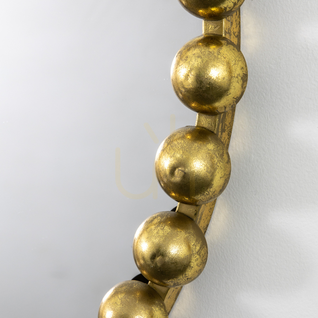 Utsikt Rund spegel Gallery Direct Ceretti guld 80 cm Rund spegel Gallery Direct Ceretti guld 80 cm