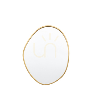 Spegel Gallery Direct Chattenden guld organisk 70x90 cm small 0