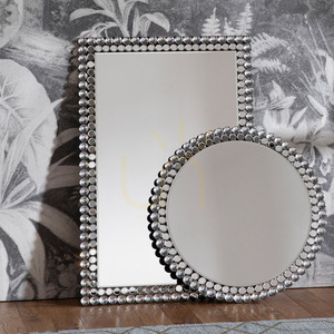 Spegel Gallery Direct Fallon silver 90x60 cm rektangulär small 1