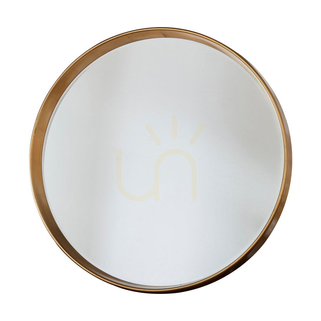 Kontrollera Rund spegel Gallery Direct Harvey guld 95x95 cm Rund spegel Gallery Direct Harvey guld 95x95 cm