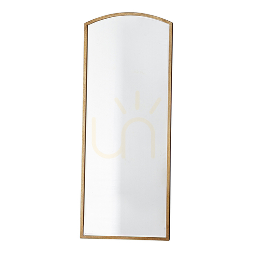 Kontrollera Spegel Gallery Direct Higgins välvd antik guld 60x150 cm
