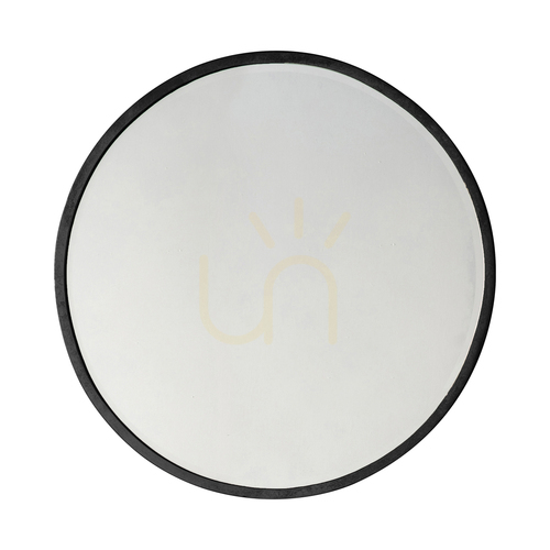 Kontrollera Rund spegel svart 80 cm Gallery Direct Higgins 5059413256653