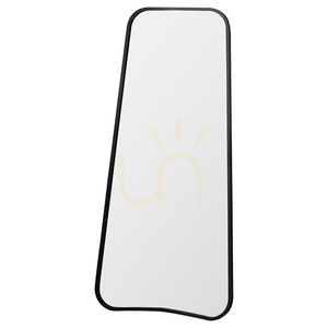 Gallery Direct Kurva spegel, svart metallram, 56,5 × 123 cm small 0