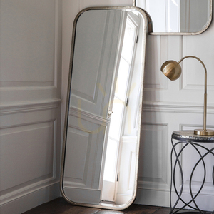 Spegel Gallery Direct Logan Leaner 156,5x65 cm champagne metall/glas small 1