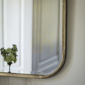 Spegel Gallery Direct Logan Leaner 156,5x65 cm champagne metall/glas small 2