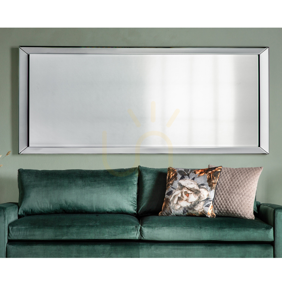 Visa Spegel Gallery Direct Luna silver 51x142,5 cm Spegel Gallery Direct Luna silver 51x142,5 cm