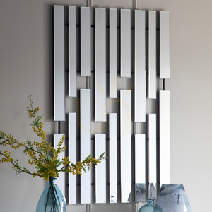 Spegel Gallery Direct Parsloes silver 77x120 cm järn/glas small 1