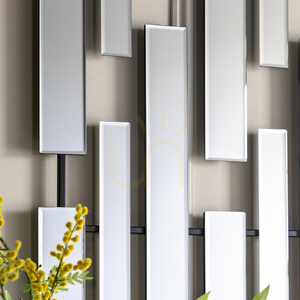 Spegel Gallery Direct Parsloes silver 77x120 cm järn/glas small 2