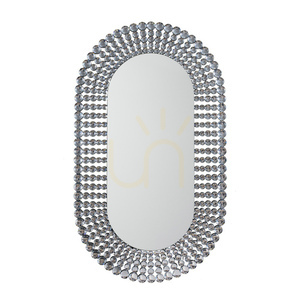 Oval spegel Gallery Direct Sharrington silver 70x121 cm small 0