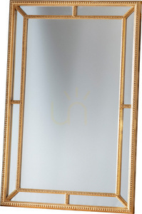 Spegel Gallery Direct Sinatra guld rektangulär 121x80 cm small 0