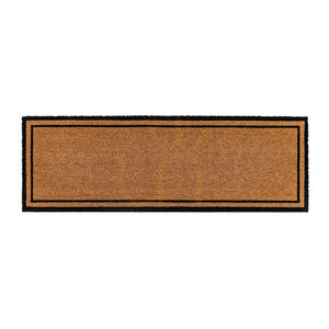 Dörrmatta kokos natur/svart 40x120 cm Gallery Direct small 0