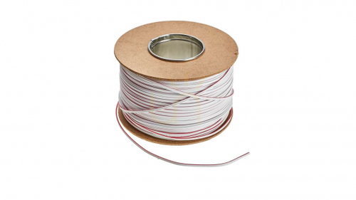 Kontrollera TLGYp 2x0,35 mm2 vit kabel