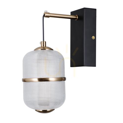 Kontrollera Italux LED vägglampa svart glas 6W 3000K WL-34375-1-BK
