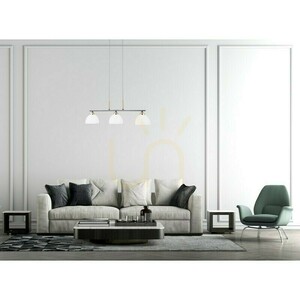 Italux Montiela LED-pendellampa med 3 ljus, svart med guldfärgade detaljer, PND-34374-3-BK small 6
