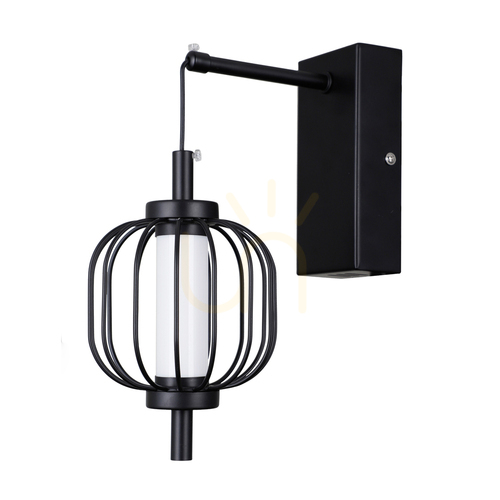 Kontrollera Vägglampa Italux Pedro LED svart matt 4W 3000K WL-34405-1-BK
