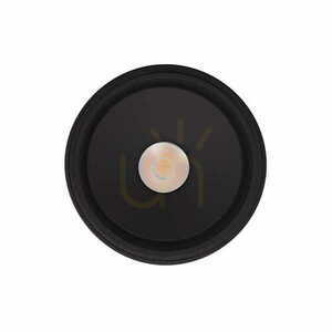 Plafond Max Light Vector C0266 svart aluminium LED 10W 11,5 cm small 2