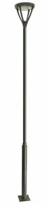 SU-MA MARS stolparmatur MLS LB-H4400 W, mörkgrå, LED 45 W, 438 cm small 0