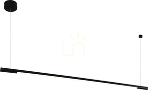 Pendant Light Max Light Organic Horizon 150 cm Black LED Dimmable P0358D small 1