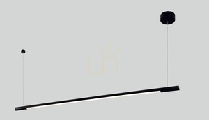 Pendant Light Max Light Organic Horizon 150 cm Black LED Dimmable P0358D small 2