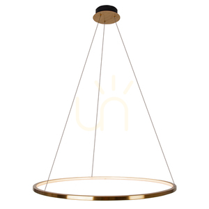Pendant Light Max Light Queen 70 cm Brushed Gold LED P0494 small 0