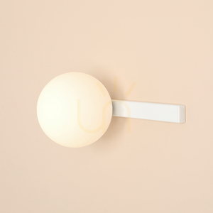 Aldex Garda White 1099C vägglampa, vit, metall och glas small 2