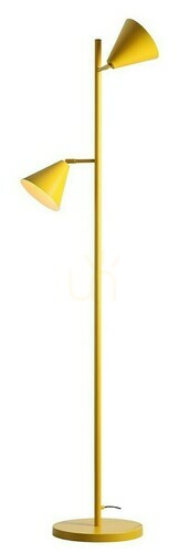 Kontrollera Golvlampa Aldex Form 2 Mustard metall 163 cm 2 ljuspunkter 1108A14_2
