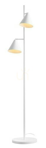 Kontrollera Stående lampa Aldex Form 2 vit metall 1108A_2