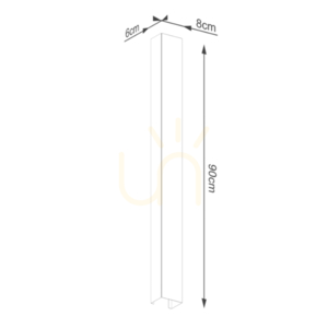 Vägglampa FREYA 90 svart small 6