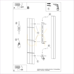 Vägglampa FREYA 90 svart small 7