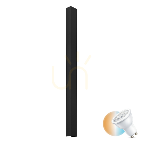 Kontrollera Vägglampa FREYA 120 svart