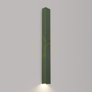 Vägglampa Thoro FREYA 90 olivgrön stål GU10 TH.340 small 2