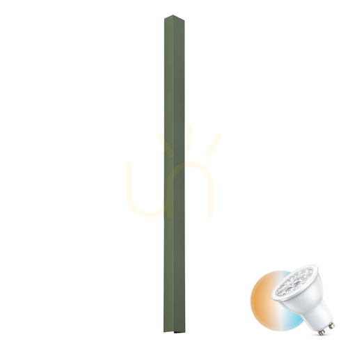 Kontrollera Vägglampa FREYA 150 olivgrön